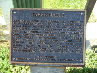 Tabernacle Marker image. Click for full size.