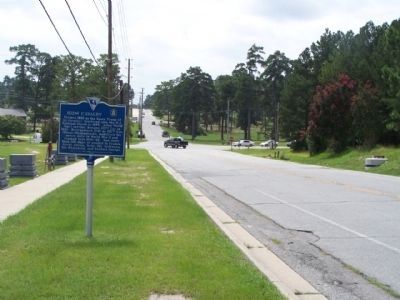 102nd Cavalry Marker, looking south along Jackson Blvd. image. Click for full size.
