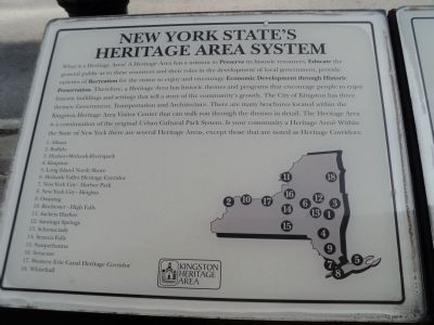 New York States Heritage Area System Marker image. Click for full size.