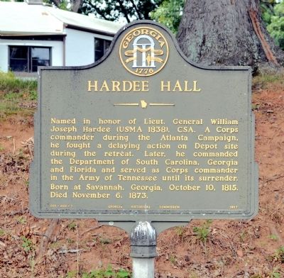 Hardee Hall Marker image. Click for full size.