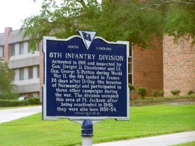 8th Infantry Division Marker image. Click for full size.