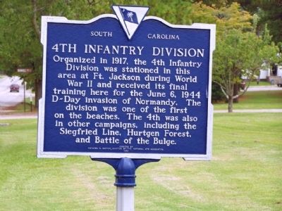 4th Inf Division Marker image. Click for full size.