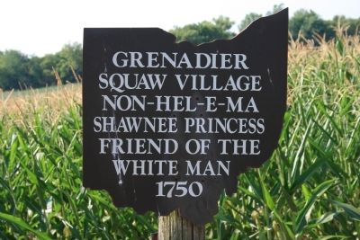 Grenadier Squaw Village Marker. Click for full size. Grenadier Squaw Village Marker image. Click for full size.