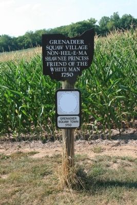 Grenadier Squaw Village Marker. Click for full size. Grenadier Squaw Village Marker image. Click for full size.