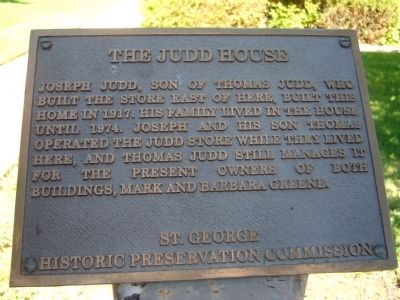 The Judd House Marker image. Click for full size.
