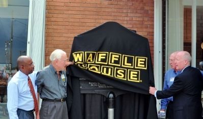 The Waffle House Marker Dedication image. Click for full size.