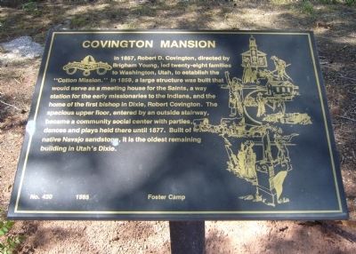 Covington Mansion Marker image. Click for full size.