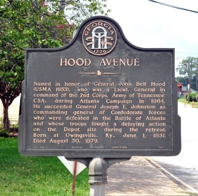 Hood Avenue Marker image. Click for full size.