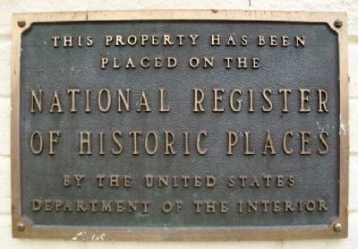 First Presbyterian Church NRHP Marker. Click for full size. First Presbyterian Church NRHP Marker image. Click for full size.