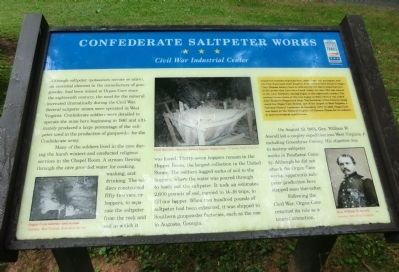 Confederate Saltpeter Works Marker image. Click for full size.