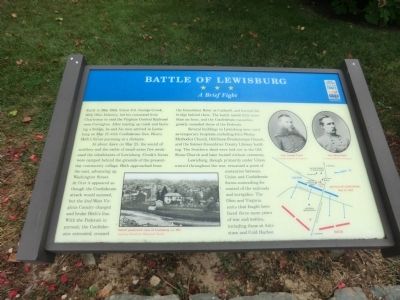 Battle of Lewisburg Marker image. Click for full size.