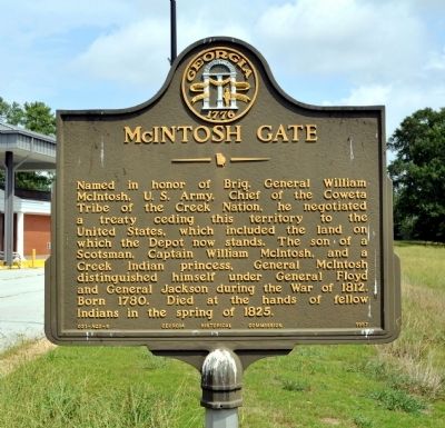 McIntosh Gate Marker image. Click for full size.