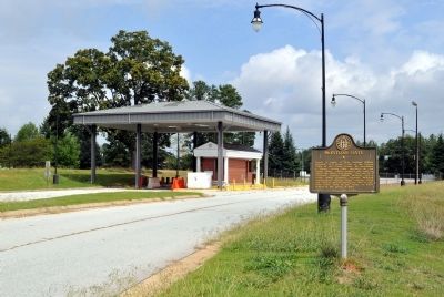 McIntosh Gate and Marker image. Click for full size.