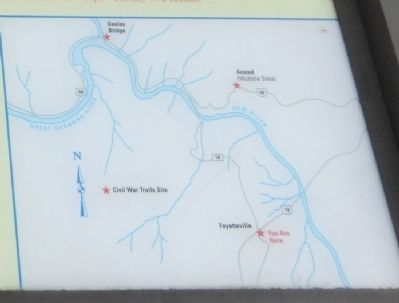 Battle of Fayetteville Marker. Click for full size. Battle of Fayetteville Marker image. Click for full size.