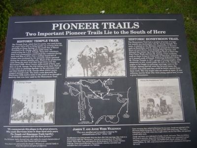 Pioneer Trails Marker image. Click for full size.