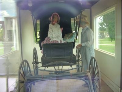 Buggies were dearly prized and generally kept in a carriage house. image. Click for full size.
