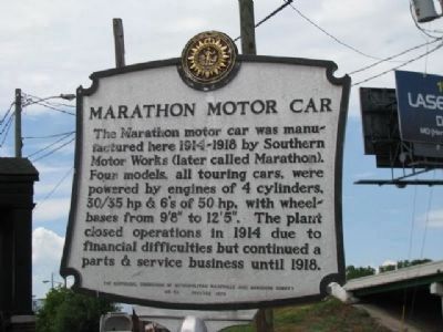 Marathon Motor Car Marker image. Click for full size.