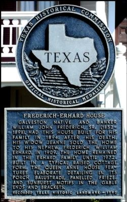 Frederich-Erhard House Marker image. Click for full size.