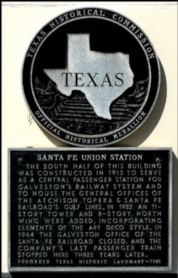 Santa Fe Union Station Marker image. Click for full size.