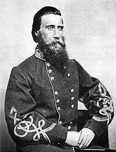 General John Bell Hood, CSA, after whom Hood Avenue is named. image. Click for full size.