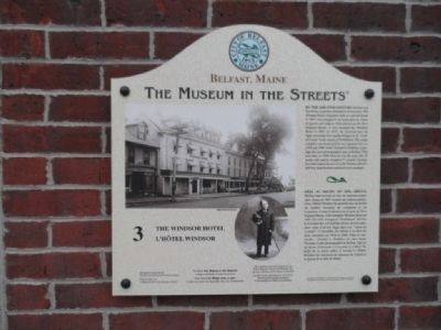 The Windsor Hotel Marker image. Click for full size.