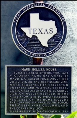 Maud Moller House Marker image. Click for full size.