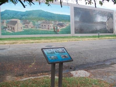 Scioto County, Experience Our Heritage Marker & Murals image. Click for full size.