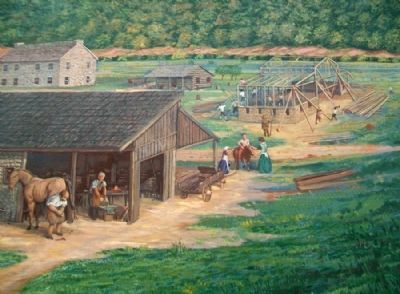 Alexandria Mural Detail image. Click for full size.