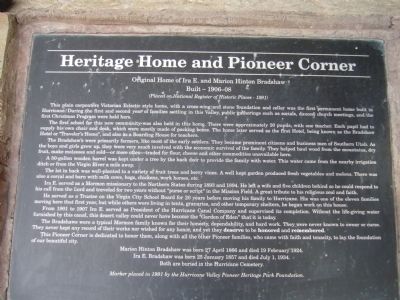 Heritage Home & Pioneer Corner Marker image. Click for full size.