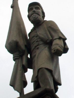 Civil War Memorial Statue. Click for full size. Civil War Memorial Statue image. Click for full size.