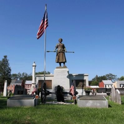 Molly Pitcher Gravesite. image. Click for full size.