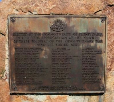 Carlisle Old Graveyard Revolutionary War Soldiers Marker. Click for full size. Carlisle Old Graveyard Revolutionary War Soldiers Marker image. Click for full size.