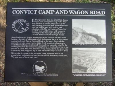 Convict Camp and Wagon Road Marker image. Click for full size.