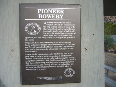 Pioneer Bowery Marker image. Click for full size.