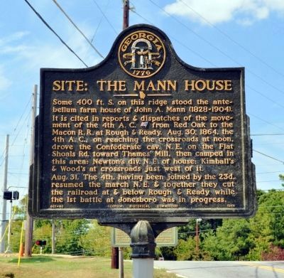 Site: The Mann House Marker image. Click for full size.
