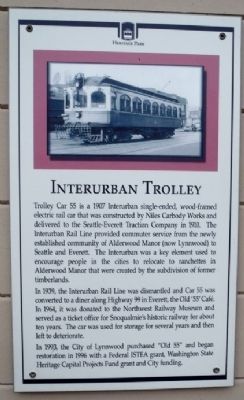 Interurban Trolley Marker image. Click for full size.