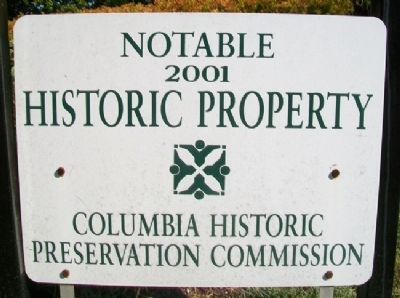 Columbia Cemetery Notable Property Marker image. Click for full size.