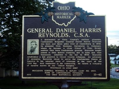 General Daniel Harris Reynolds, C.S.A. Marker image. Click for full size.