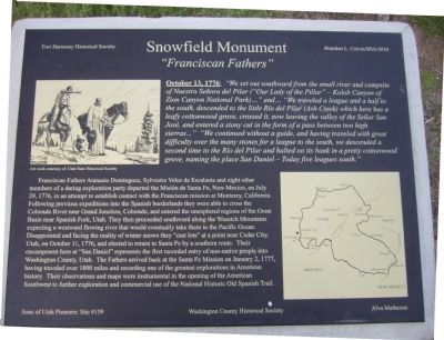 Snowfield Monument Marker image. Click for full size.