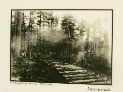 Upper Right Photo: Laying Track image. Click for full size.