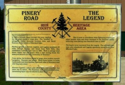 Pinery Road - The Legend Marker image. Click for full size.