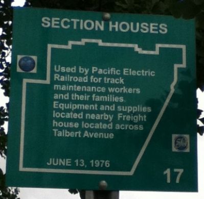 Section Houses Marker image. Click for full size.