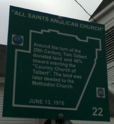 "All Saints Anglican Church" Marker image. Click for full size.