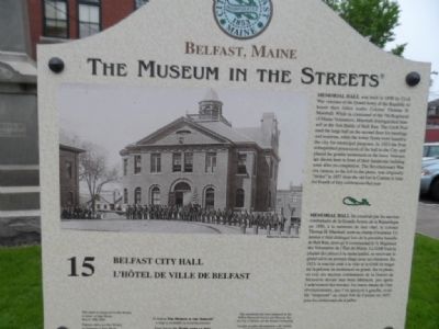 Belfast City Hall Marker image. Click for full size.