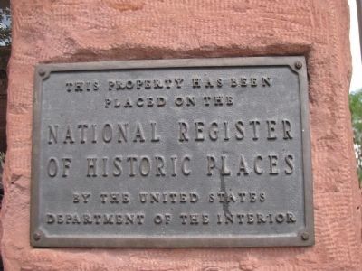 Weatherford Hotel NRHP Plaque image. Click for full size.