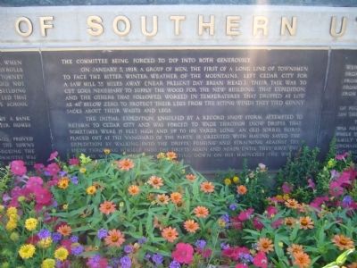 The Founding of Southern Utah University Marker. Click for full size. The Founding of Southern Utah University Marker image. Click for full size.