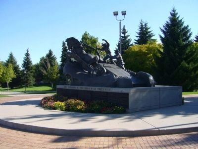 The Founders & Old Sorrel Statue. Click for full size. The Founders & Old Sorrel Statue image. Click for full size.