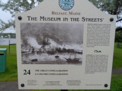 The Great Conflagration Marker image. Click for full size.