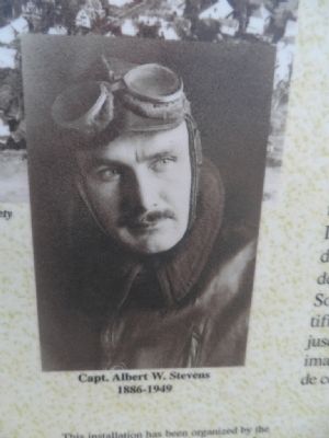 Captain Albert W. Stevens Marker image. Click for full size.