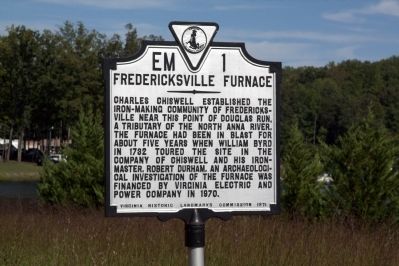 Fredericksville Furnace Marker image. Click for full size.